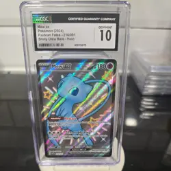 Pokemon Mew EX 216/091 Sv: Paldean Shiny Holo Ultra Rare CGC Grade 10 - Image 1