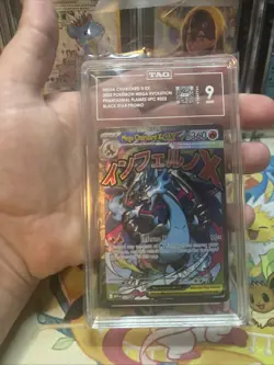 Pokemon Mega Charizard X ex Black Star Promo #023 TAG 9 Mint - Image 4