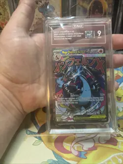 Pokemon Mega Charizard X ex Black Star Promo #023 TAG 9 Mint - Image 5