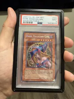 Yu-Gi-Oh! 2003 Dark Magician Girl PSA 9 MINT MFC-000 Magician’s Force PSA 9 - Image 1