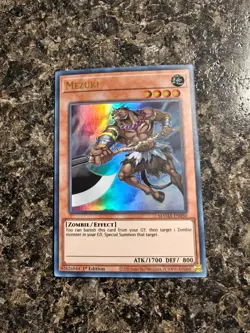 Yugioh Mezuki - MAMA-EN050 - 1st Ed. Ultra Rare - NM - Image 1