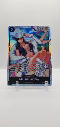 Ms. All Sunday SR OP14-084 OP14 One Piece the Azure Sea's Seven - Image 1