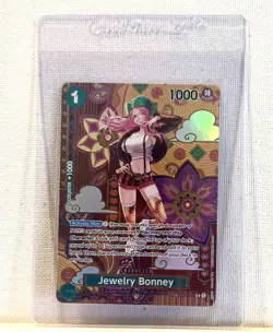 One Piece CCG Bonney Jewelry SP ST02-007 Two Legends Foil Eng - Image 1