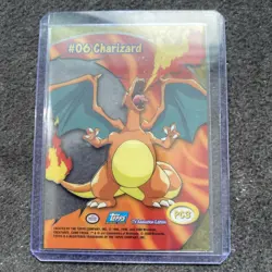 Topps Pokemon TV Animation Charizard #06 Clear Card - Image 2