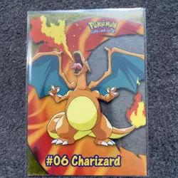 Topps Pokemon TV Animation Charizard #06 Clear Card - Image 3