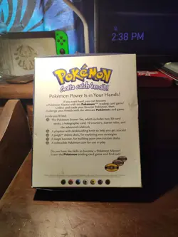 Pokemon EMPTY 1999 WOTC Starter Gift Box Rare + Pokemon Fossil Cardbox, Card Mat - Image 5