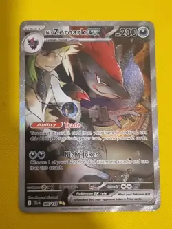 Pokemon TCG Journey Together N's Zoroark EX Card 185/159 Mint - Image 1