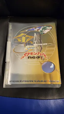 Pokemon Card Japanese Neo Genesis Premium File 1 Folder BINDER ONLY - NO CARDS - Image 2