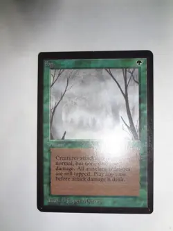 MTG MAGIC THE GATHERING CARD ORIGINAL BETA GREEN FOG INSTANT x1 - Image 5