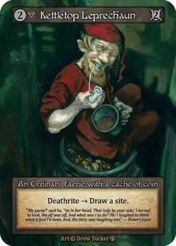 Sorcery Contested Realm 4x (FOUR) - Kettletop Leprechaun - Arthurian Legends (AR - Image 1