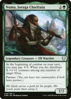 MTG Commander Legends *FOIL* U Numa Joraga Chieftain #246 - Image 1
