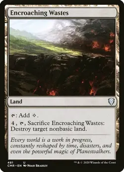 MTG Commander Legends U Encroaching Wastes #481 PLAYSET x4 4x - Image 1
