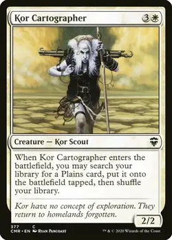 MTG Commander Legends C Kor Cartographer #377 PLAYSET x4 4x - Image 1