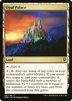 MTG Commander Legends *FOIL* C Opal Palace #352 - Image 1