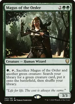 MTG Commander Legends R Magus of the Order #242 - Image 1