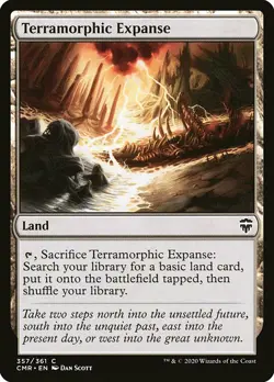 MTG Commander Legends *FOIL* C Terramorphic Expanse #357 - Image 1