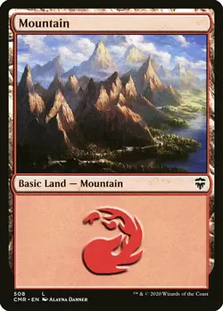 MTG Commander Legends L Mountain #508 PLAYSET x4 4x - Image 1