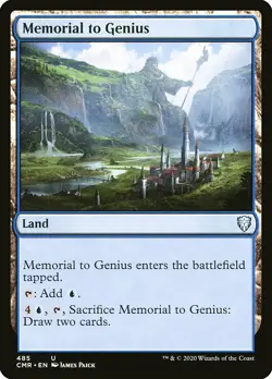 MTG Commander Legends U Memorial to Genius #485 PLAYSET x4 4x - Image 1