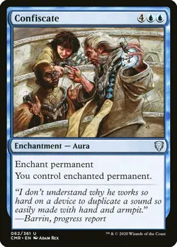 MTG Commander Legends U Confiscate #062 PLAYSET x4 4x - Image 1