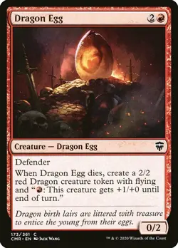 MTG Commander Legends *FOIL* C Dragon Egg #173 - Image 1