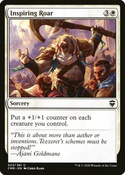 MTG Commander Legends C Inspiring Roar #023 PLAYSET x4 4x - Image 1