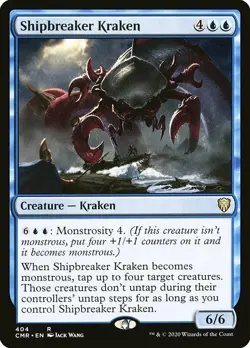 MTG Commander Legends R Shipbreaker Kraken #404 - Image 1