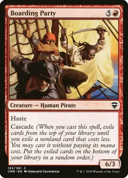 MTG Commander Legends C Boarding Party #163 PLAYSET x4 4x - Image 1