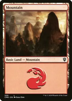 MTG Commander Legends L Mountain #509 PLAYSET x4 4x - Image 1
