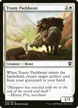 MTG Commander Legends C Trusty Packbeast #053 PLAYSET x4 4x - Image 1