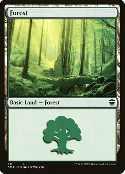 MTG Commander Legends L Forest #511 PLAYSET x4 4x - Image 1