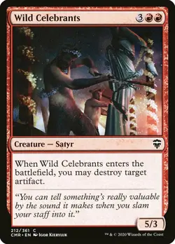 MTG Commander Legends C Wild Celebrants #212 PLAYSET x4 4x - Image 1