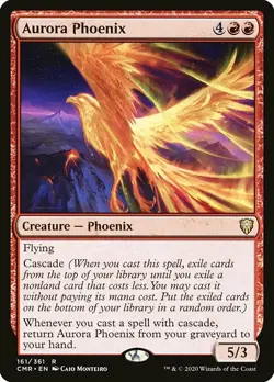 MTG Commander Legends R Aurora Phoenix #161 - Image 1