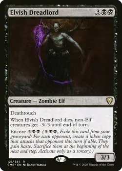 MTG Commander Legends R Elvish Dreadlord #121 - Image 1