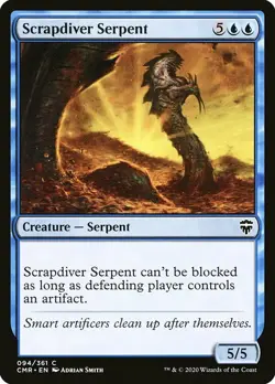 MTG Commander Legends C Scrapdiver Serpent #094 PLAYSET x4 4x - Image 1