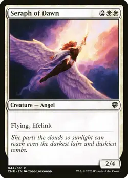 MTG Commander Legends C Seraph of Dawn #044 PLAYSET x4 4x - Image 1
