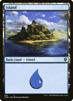 MTG Commander Legends L Island #507 PLAYSET x4 4x - Image 1