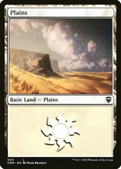 MTG Commander Legends L Plains #504 PLAYSET x4 4x - Image 1