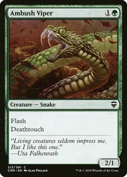 MTG Commander Legends C Ambush Viper #213 PLAYSET x4 4x - Image 1