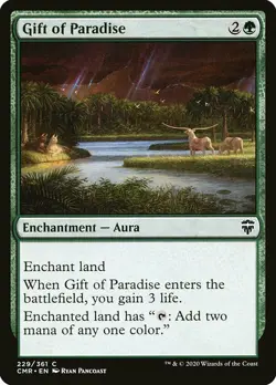MTG Commander Legends C Gift of Paradise #229 PLAYSET x4 4x - Image 1