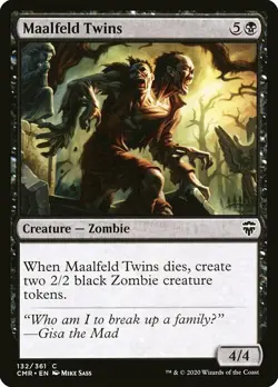 MTG Commander Legends C Maalfeld Twins #132 PLAYSET x4 4x - Image 1