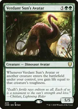 MTG Commander Legends R Verdant Sun's Avatar #439 - Image 1