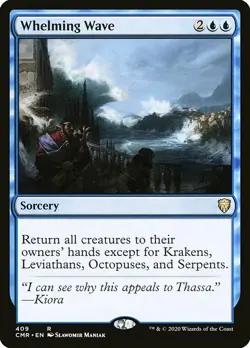 MTG Commander Legends R Whelming Wave #409 - Image 1
