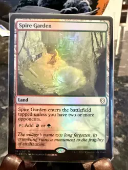 MTG Spire Garden *FOIL* Commander Legends Baldur's Gate 361/361 NM pack fresh - Image 1