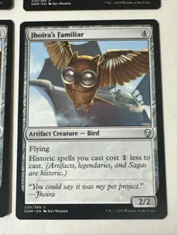 Jhoira’s Familiar X4 Dominaria NM Condition See Pics Front Back - Image 2