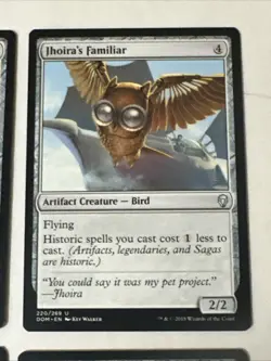 Jhoira’s Familiar X4 Dominaria NM Condition See Pics Front Back - Image 3
