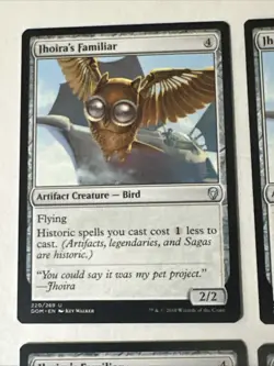 Jhoira’s Familiar X4 Dominaria NM Condition See Pics Front Back - Image 4