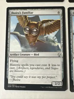 Jhoira’s Familiar X4 Dominaria NM Condition See Pics Front Back - Image 5