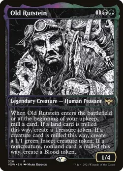 1x Old Rutstein - Showcase NM Eng MTG - Crimson Vow - Image 1