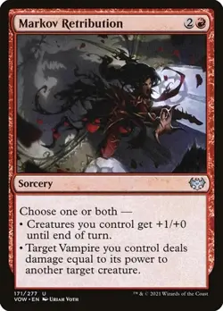 1x Markov Retribution NM Eng MTG - Crimson Vow - Image 1