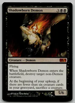 Shadowborn Demon M Magic 2014 (M14) 115 NM - Image 1